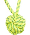 Trixie Aquatoy Touw Met Bal Drijvend Polyester Geel / Groen 7X7X21 CM