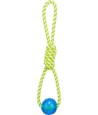 Trixie Aquatoy Touw Trekspeeltje Drijvend Polyester Geel / Groen 6X6X40 CM
