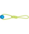 Trixie Aquatoy Touw Trekspeeltje Drijvend Polyester Geel / Groen 6X6X40 CM