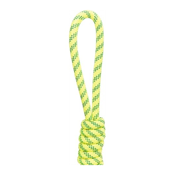 Trixie Aquatoy Touw Trekspeeltje Drijvend Polyester Geel / Groen 6X6X40 CM
