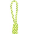 Trixie Aquatoy Touw Trekspeeltje Drijvend Polyester Geel / Groen 6X6X40 CM