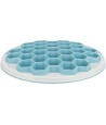 Trixie Slowfeeding Plaathive Kunststof / Tpr / Tpe Grijs / Blauw 30X30 CM