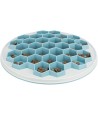 Trixie Slowfeeding Plaathive Kunststof / Tpr / Tpe Grijs / Blauw 30X30 CM