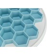 Trixie Slowfeeding Plaathive Kunststof / Tpr / Tpe Grijs / Blauw 30X30 CM
