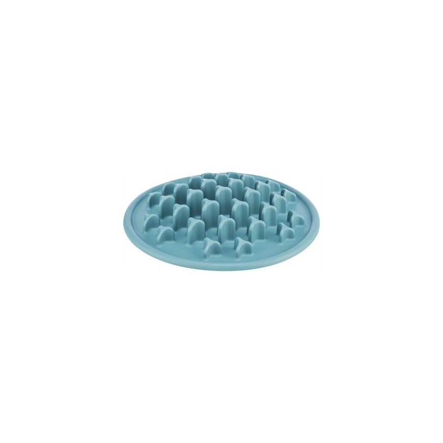 Trixie - Voermat Slowfeeding Pillars Tpe Blauw, 35x35cm