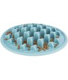 Trixie - Voermat Slowfeeding Pillars Tpe Blauw, 35x35cm