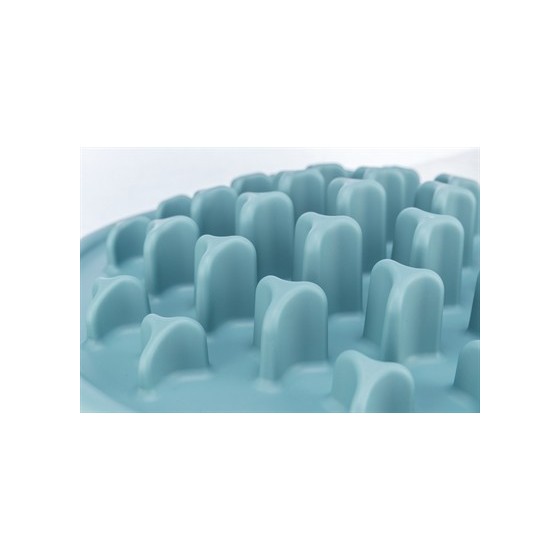 Trixie - Voermat Slowfeeding Pillars Tpe Blauw, 35x35cm