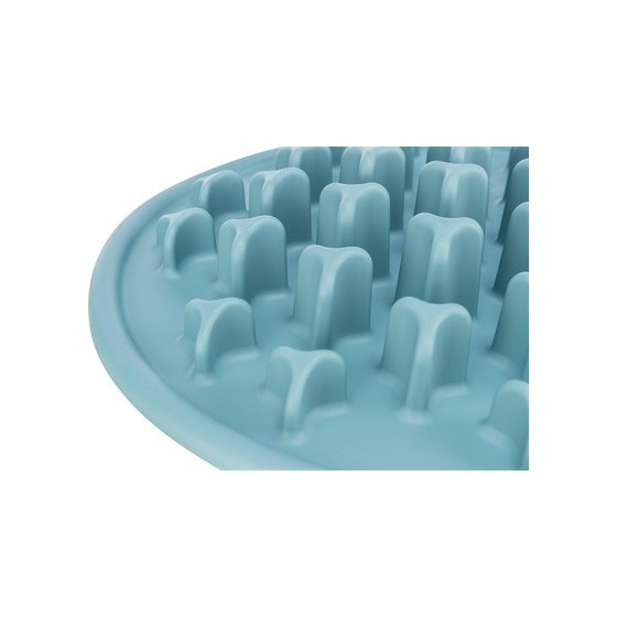 Trixie - Voermat Slowfeeding Pillars Tpe Blauw, 35x35cm