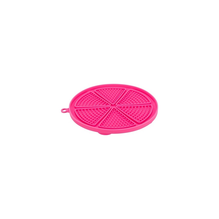 Trixie - Lick'n'snack Mat Met Zuignappen Siliconen Roze, 18cm