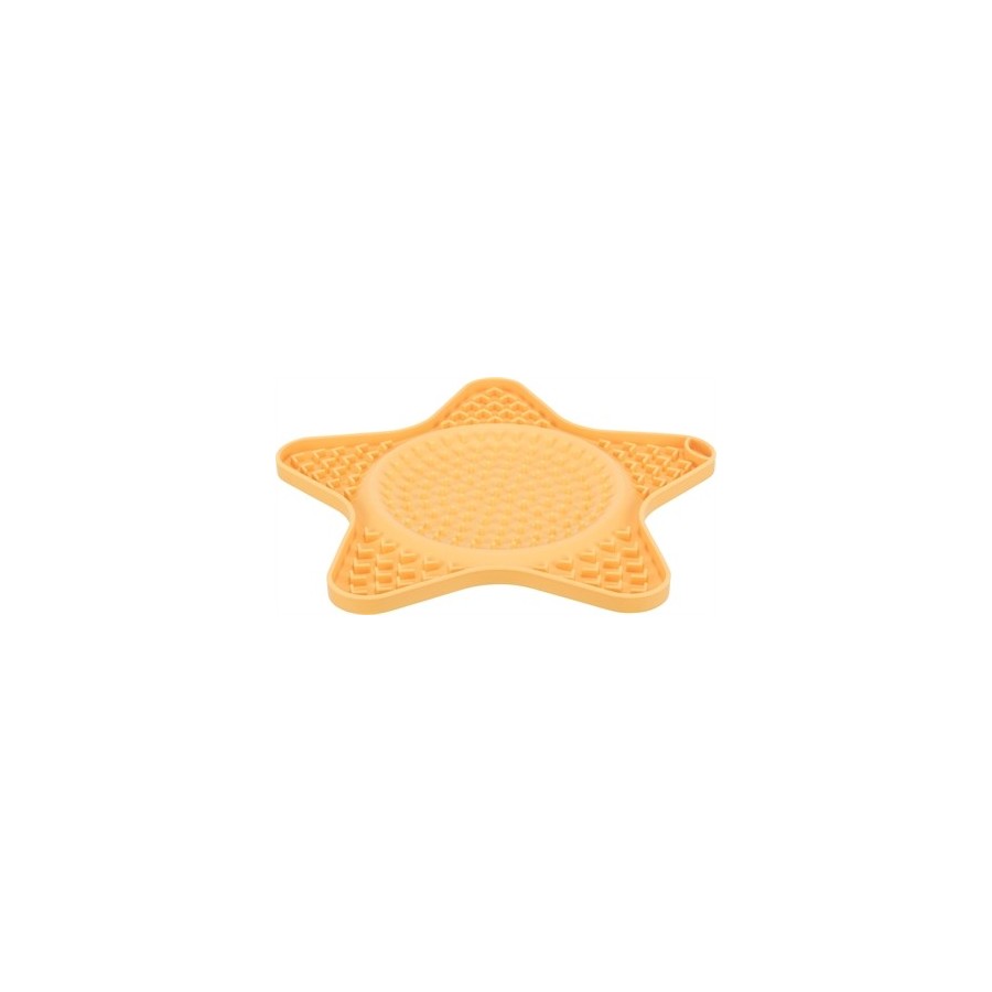 Trixie Lick'n'snack Mat Ster Siliconen Geel 23,5 CM