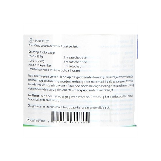 Puur Natuur - Tranquil (Rust) Hond & Kat, 75gr