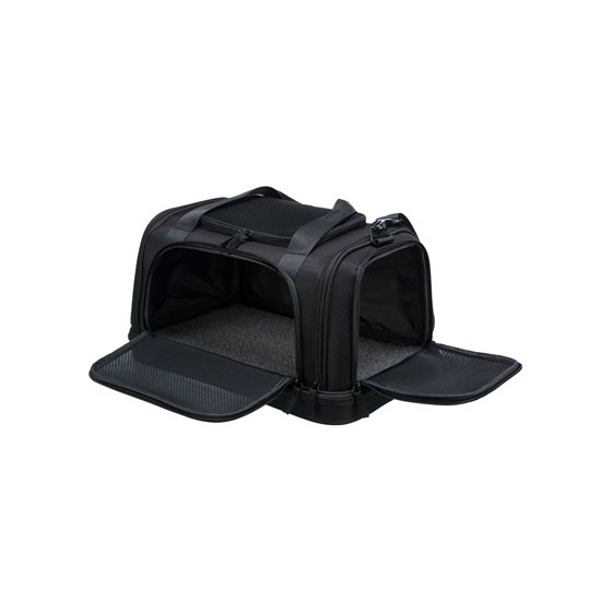 Trixie Vliegtuigtas Plane Zwart 44X28X25 CM