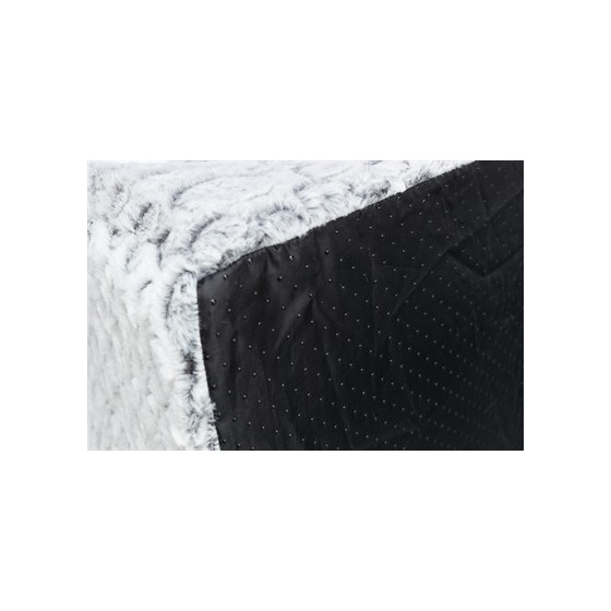 Trixie - Kattenmand Iglo Mila Pluche Wit / Grijs, 32x32x42cm