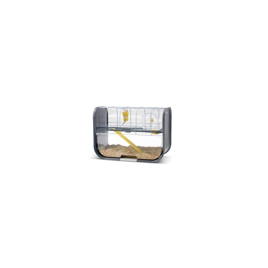 Savic Hamsterkooi Geneva Antraciet / Zilver 60X29X44 CM