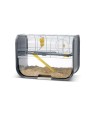Savic Hamsterkooi Geneva Antraciet / Zilver 60X29X44 CM