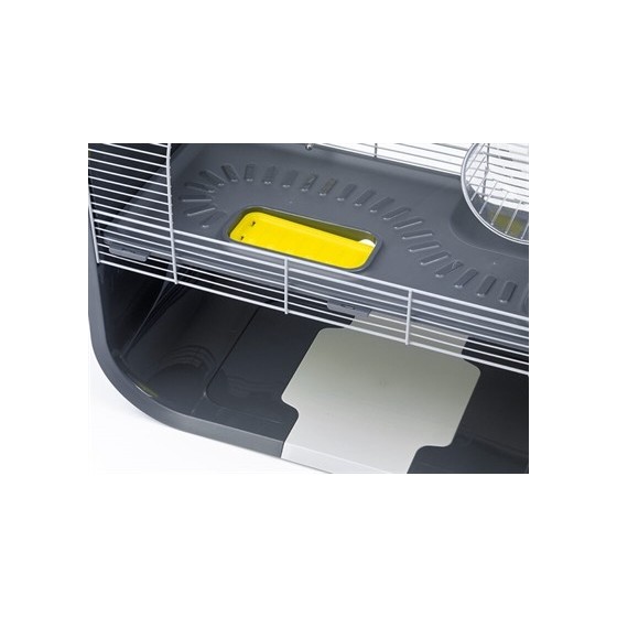 Savic Hamsterkooi Geneva Antraciet / Zilver 60X29X44 CM