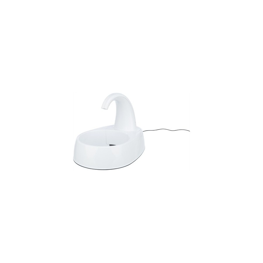 Trixie Drinkfontein Curved Stream Kunststof Wit 25X35X24,5 CM 2,6 LTR