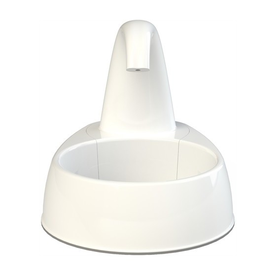 Trixie Drinkfontein Curved Stream Kunststof Wit 25X35X24,5 CM 2,6 LTR