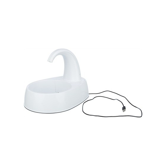 Trixie Drinkfontein Curved Stream Kunststof Wit 25X35X24,5 CM 2,6 LTR