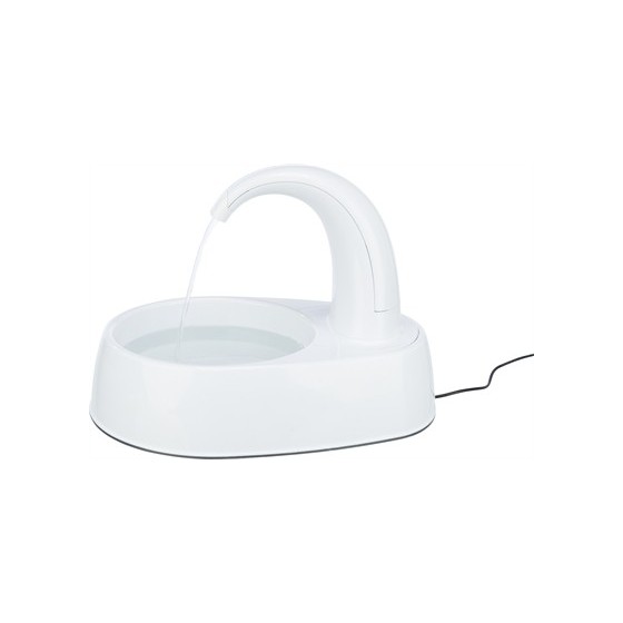 Trixie Drinkfontein Curved Stream Kunststof Wit 25X35X24,5 CM 2,6 LTR
