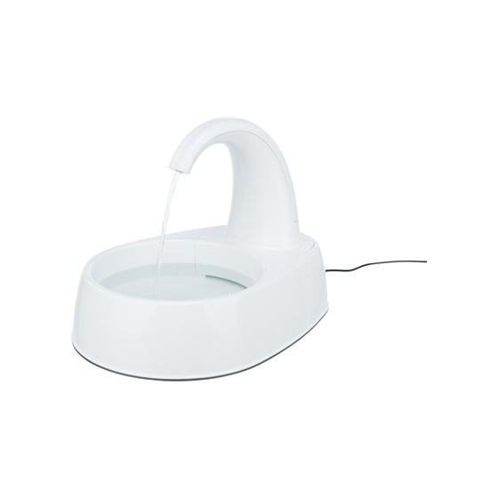 Trixie Drinkfontein Curved Stream Kunststof Wit 25X35X24,5 CM 2,6 LTR