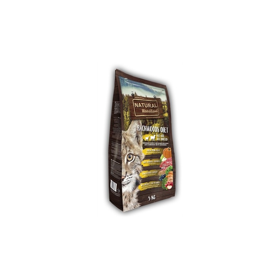 Natural Woodland - Cat / Kitten Backwoods Diet. 5kg