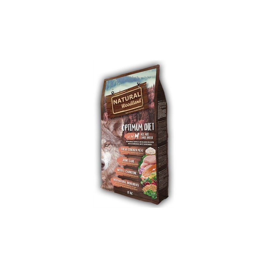 Natural Woodland - Optimum Large Breed Diet. 10kg
