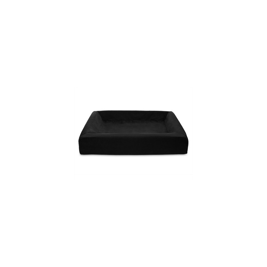 Bia Bed Royal Fluweel Hoes Hondenmand Zwart BIA-4 85X70X15 CM