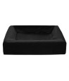 Bia Bed Royal Fluweel Hoes Hondenmand Zwart BIA-3 70X60X15 CM