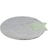Trixie Puppy Ligmat Ster Grijs / Mintgroen 86X80X2 CM