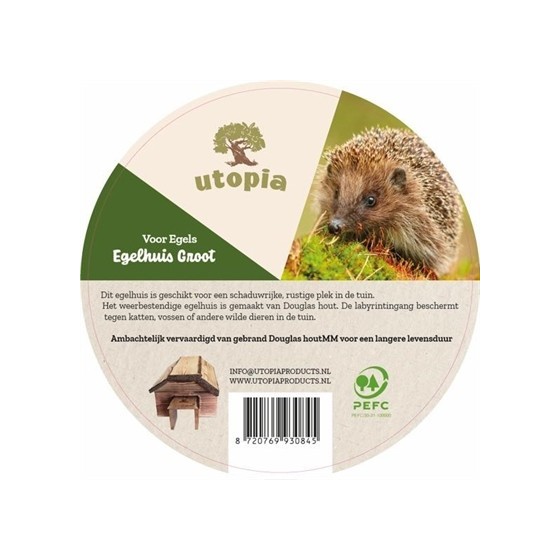 Utopia Egelhuis Gebrand Douglas Hout 68X42X31 CM