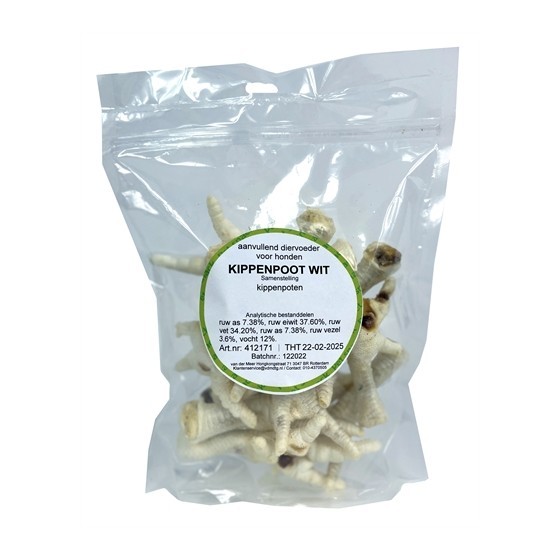 Petsnack Kippenpoten Wit 10 ST