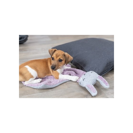 Trixie Puppy Deken Haas Lila / Lichtgrijs 55X40 CM