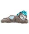 Trixie Pluche Luiaard Grijs Met Heartbeat Voor Puppy 34 CM
