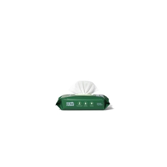 Earth Rated Dog Wipes Lavendel Composteerbaar 20,5X20,5 CM 100 ST