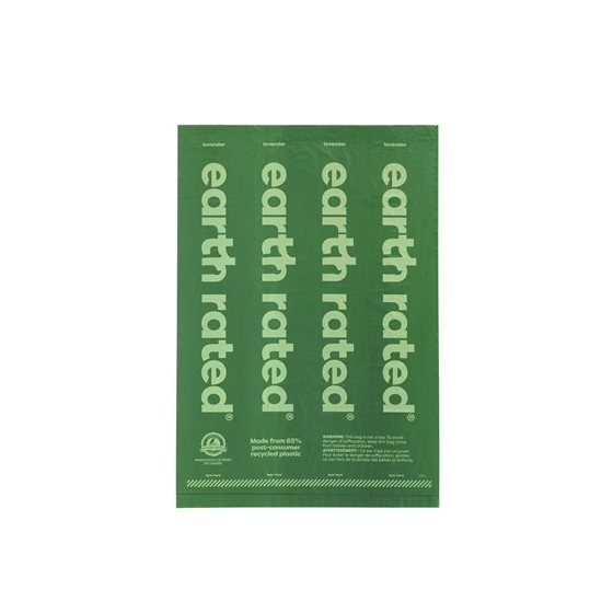 Earth Rated Poepzakjes Lavendel Gerecycled 8X15 ST