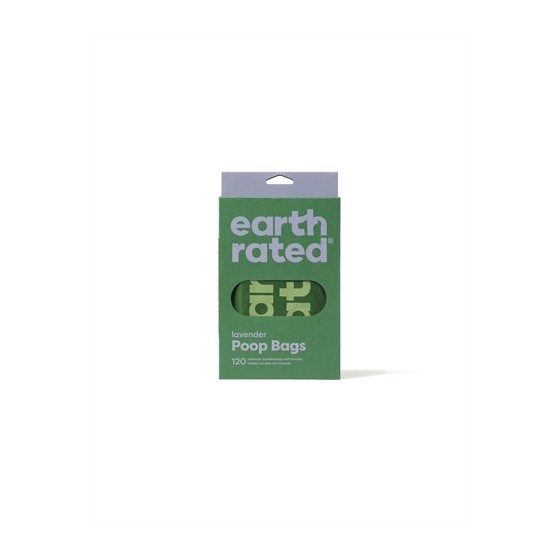Earth Rated Poepzakjes Met Handvaten Lavendel Gerecycled 120 ST