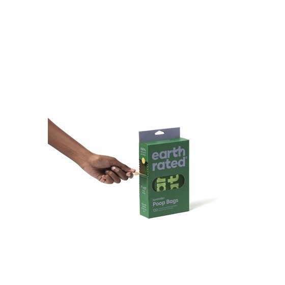 Earth Rated Poepzakjes Met Handvaten Lavendel Gerecycled 120 ST