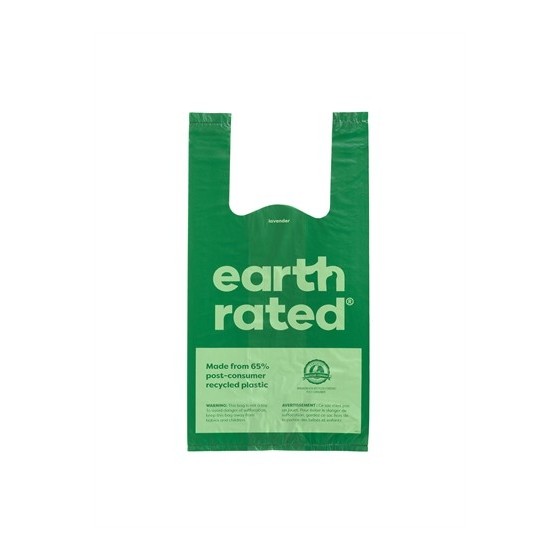 Earth Rated Poepzakjes Met Handvaten Lavendel Gerecycled 120 ST