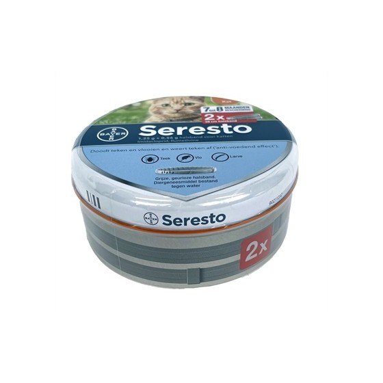 Bayer Seresto Teken- En Vlooienband Kat 38 CM 2 ST