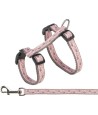 Trixie Kattentuig Met Riem Grijs / Roze 27-45 CM/13 MM 120 CM