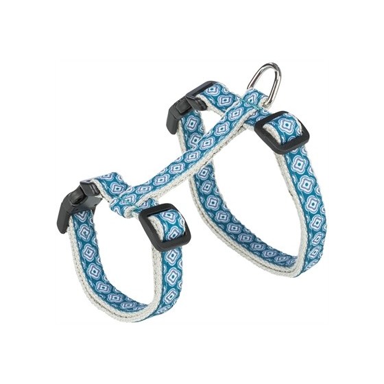 Trixie Kattentuig Met Riem Grijs / Blauw 27-45 CM/13 MM 120 CM