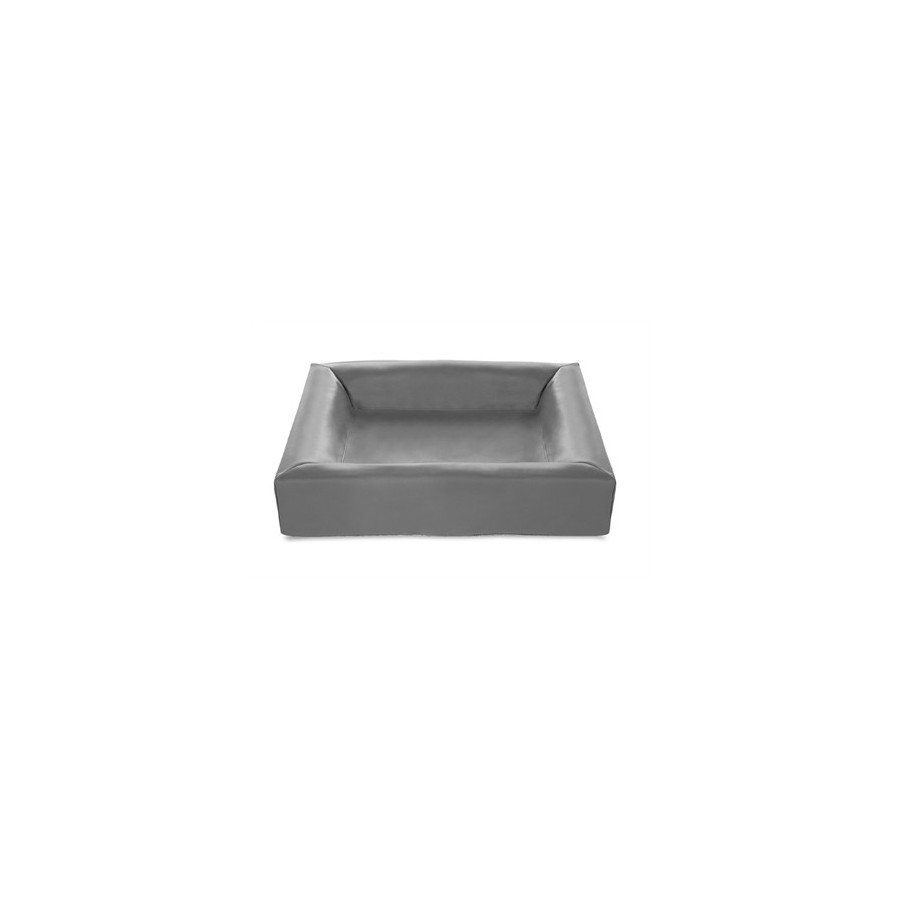 Bia Bed Kunstleer Hoes Hondenmand Grijs BIA-2 60X50X12,5 CM