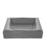 Bia Bed Kunstleer Hoes Hondenmand Grijs BIA-2 60X50X12,5 CM