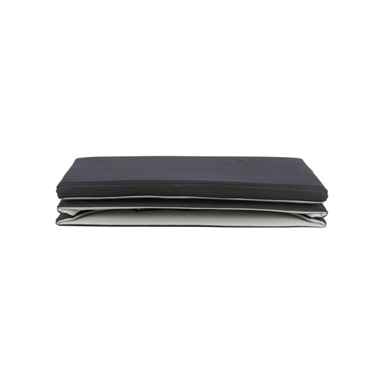 Trixie - Autostoel Hond Dubbel Zwart / Grijs, 80x39x28cm