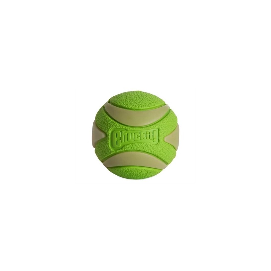 Chuckit Max Glow Ultra Squeekerbal Groen 6 CM