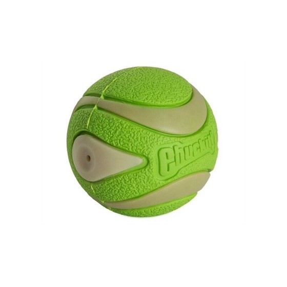 Chuckit Max Glow Ultra Squeekerbal Groen 6 CM