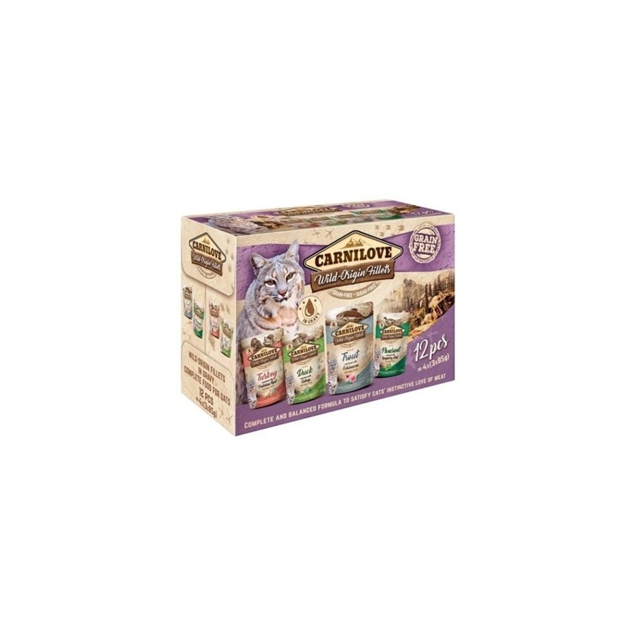 Carnilove - Pouch Multipack. 12x 85gr