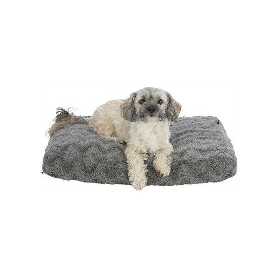 Trixie Be Eco Vital Hondenkussen Loki Soft Edition Gerecycled Grijs 60X45X15 CM