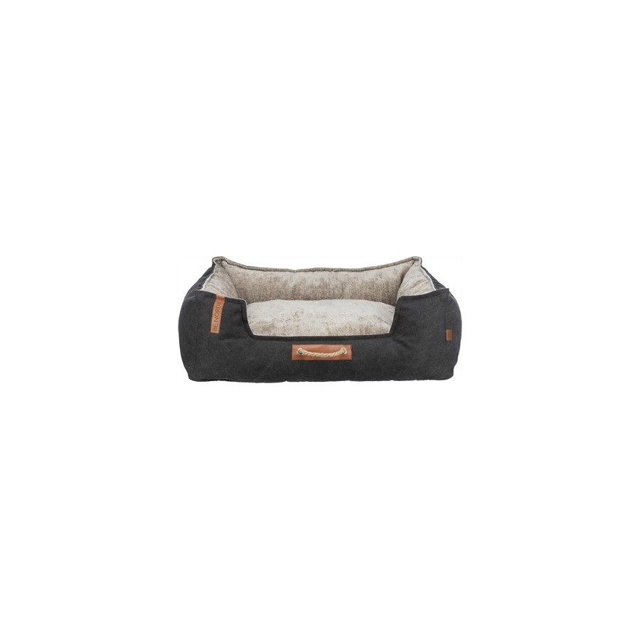 Trixie Be Nordic Hondenmand Fohr Zwart / Zand 100X80X30 CM